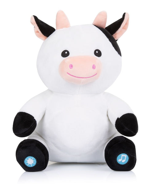 Peluche Musical Y Lámpara De Noche Para Bebés Recién Nacidos Cow_0