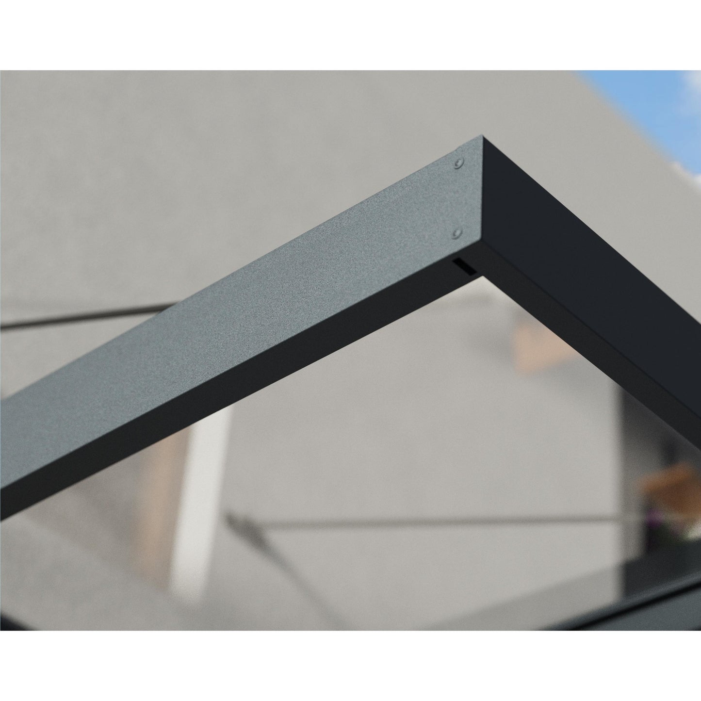Sophia XL Canopy de porta 140x471 cm Transparente 