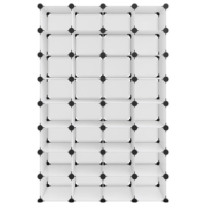 Zapatero Pp Transparente 93x36,5x140 Cm / Vetonek_5
