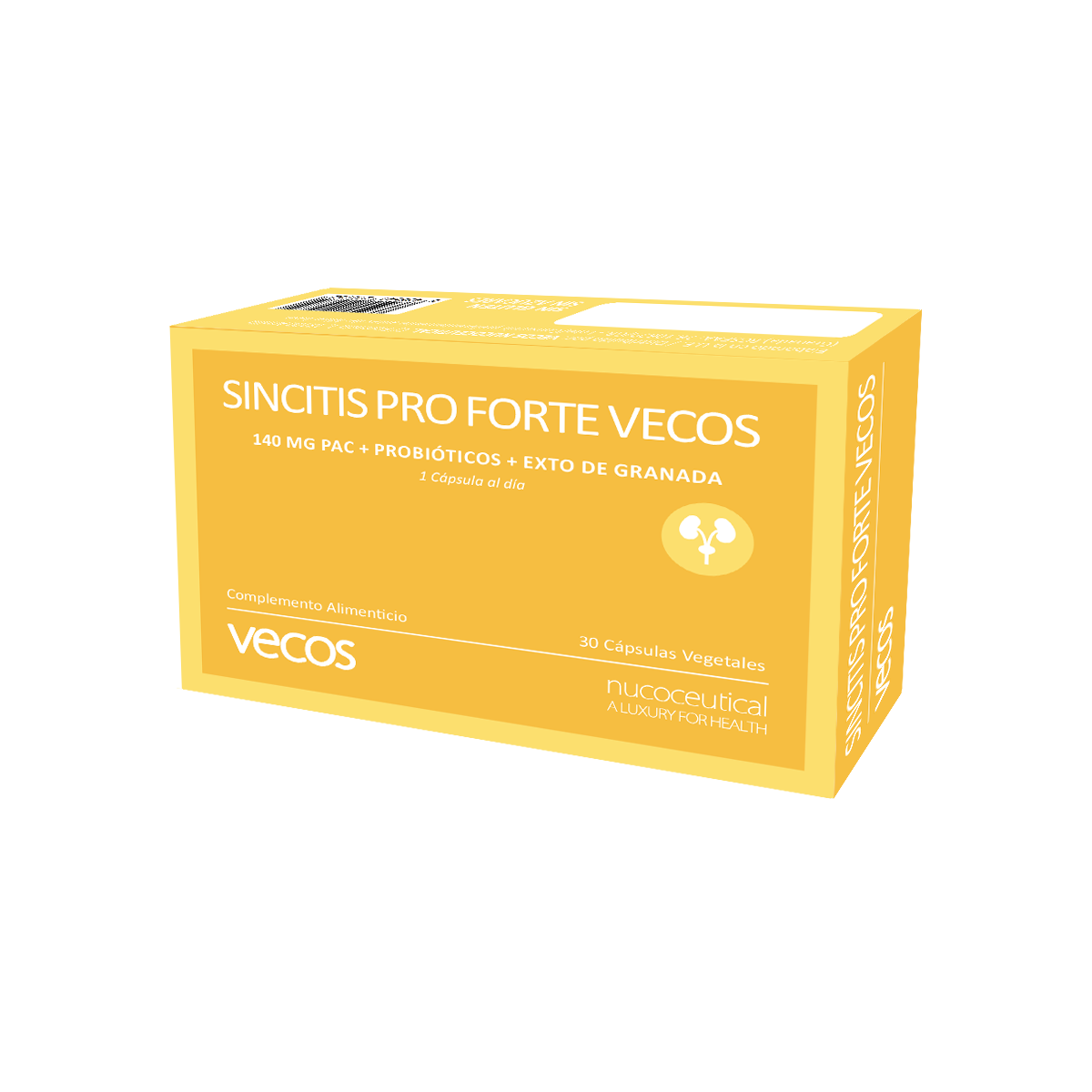 Sincitis Pro Forte VECOS (30 cápsulas) | Bienestar femenino, Prevención de Cistitis| Arándano rojo + Probióticos_0