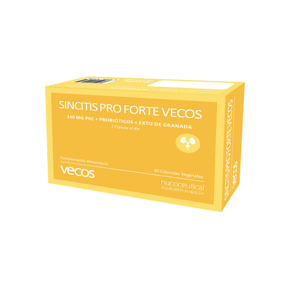 Sincitis Pro Forte VECOS (30 cápsulas) | Bienestar femenino, Prevención de Cistitis| Arándano rojo + Probióticos_0