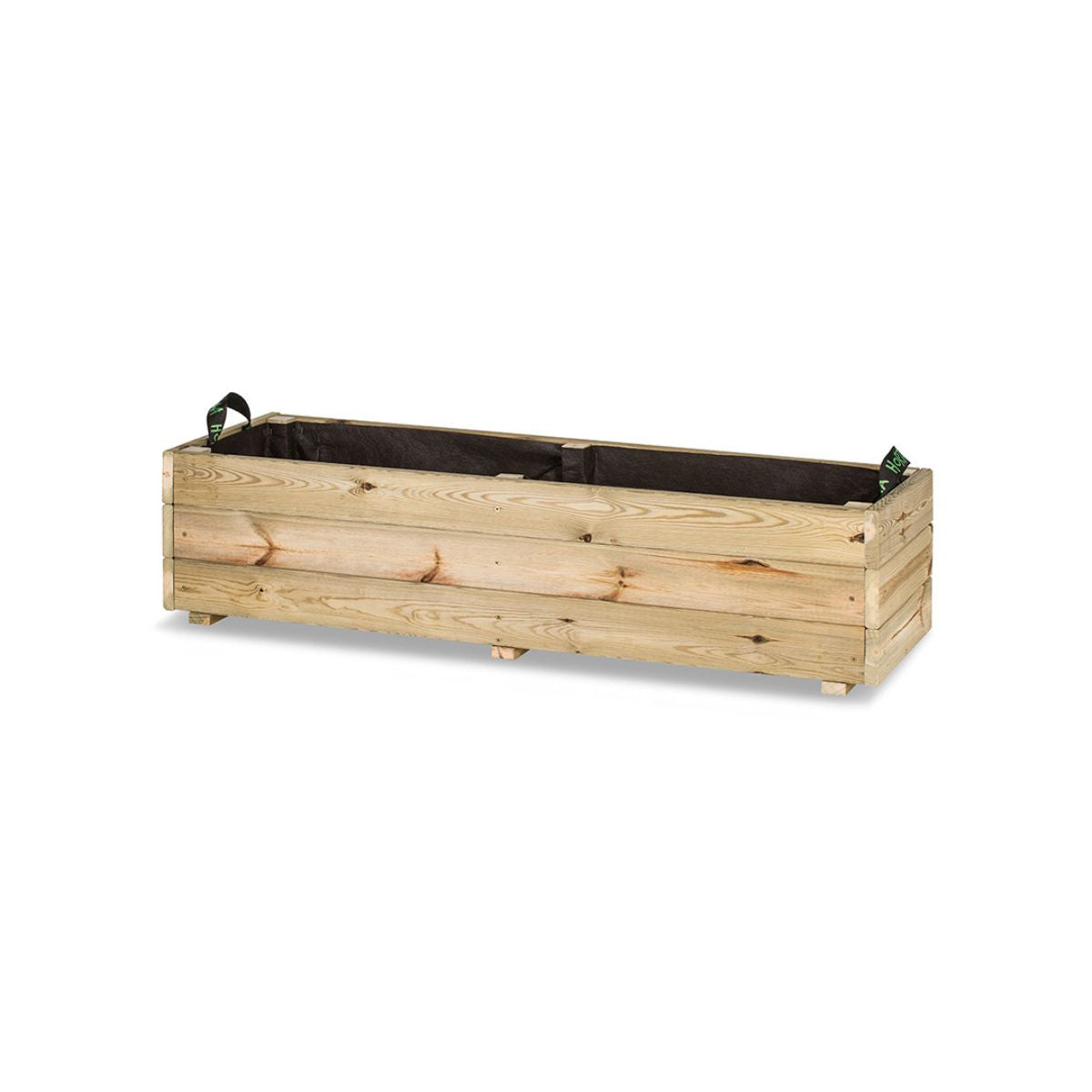 Floreira retangular Ghio 120x40x30 Hortalia