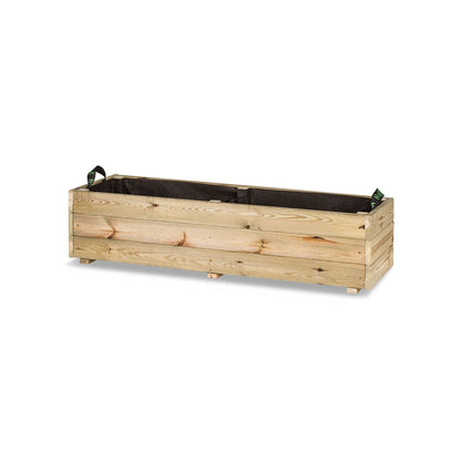 Floreira retangular Ghio 120x40x30 Hortalia