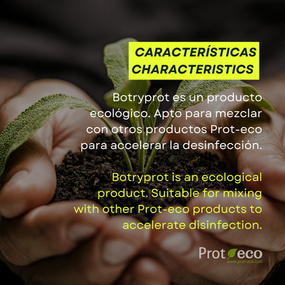 Tratamiento ecológico contra botrytis en plantas Botryprot Prot-Eco (100 ml)+pipeta dosificadora 5ml gratis_2