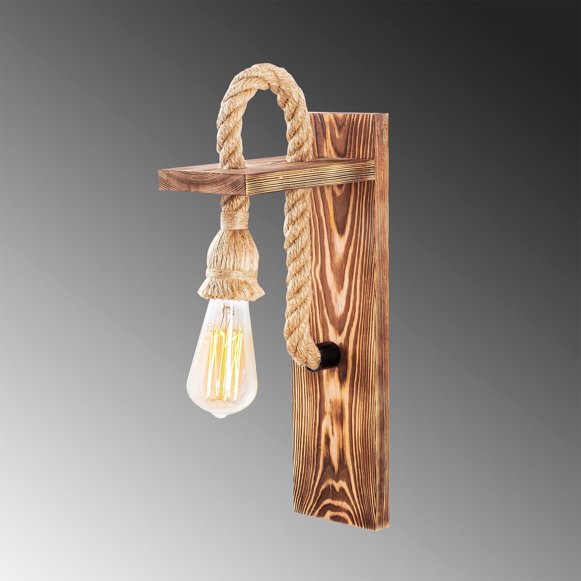 Aplique De Pared, Madera , Madera, 11x18x40, Casquillo 1 X E 27 Max 40 W_2
