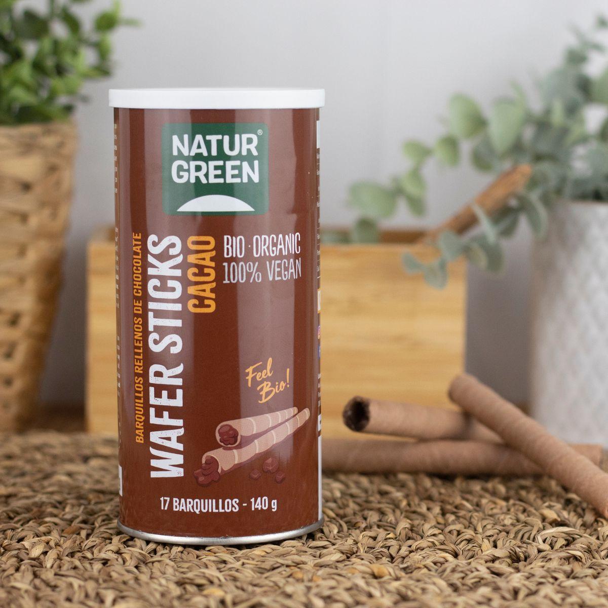 Bolachas Recheadas com Chocolate Orgânico NaturGreen 140 g