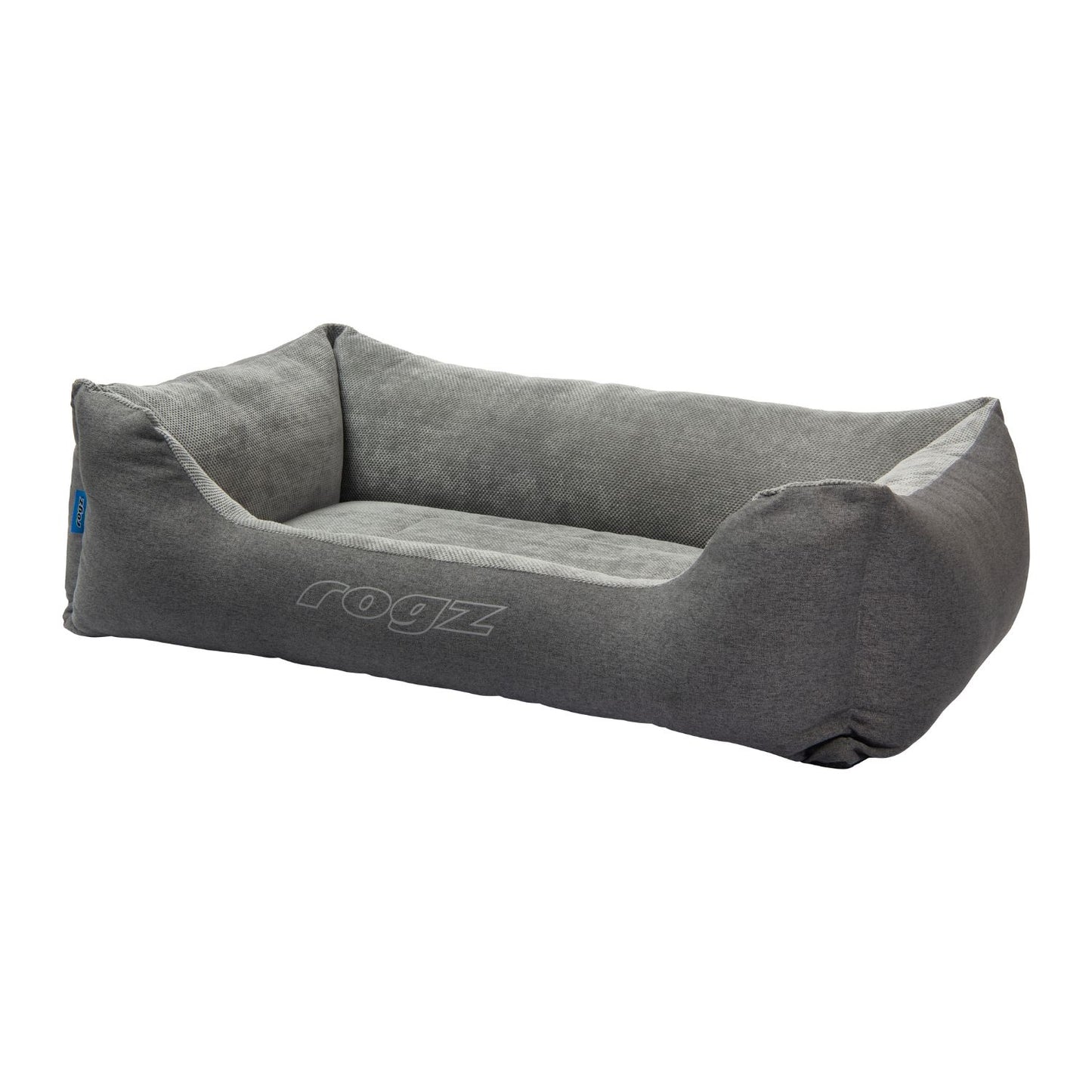 Cama Para Perro Rogz Durban 101x64x33cm Denim Gris Talla Xl (39-64kg)_0