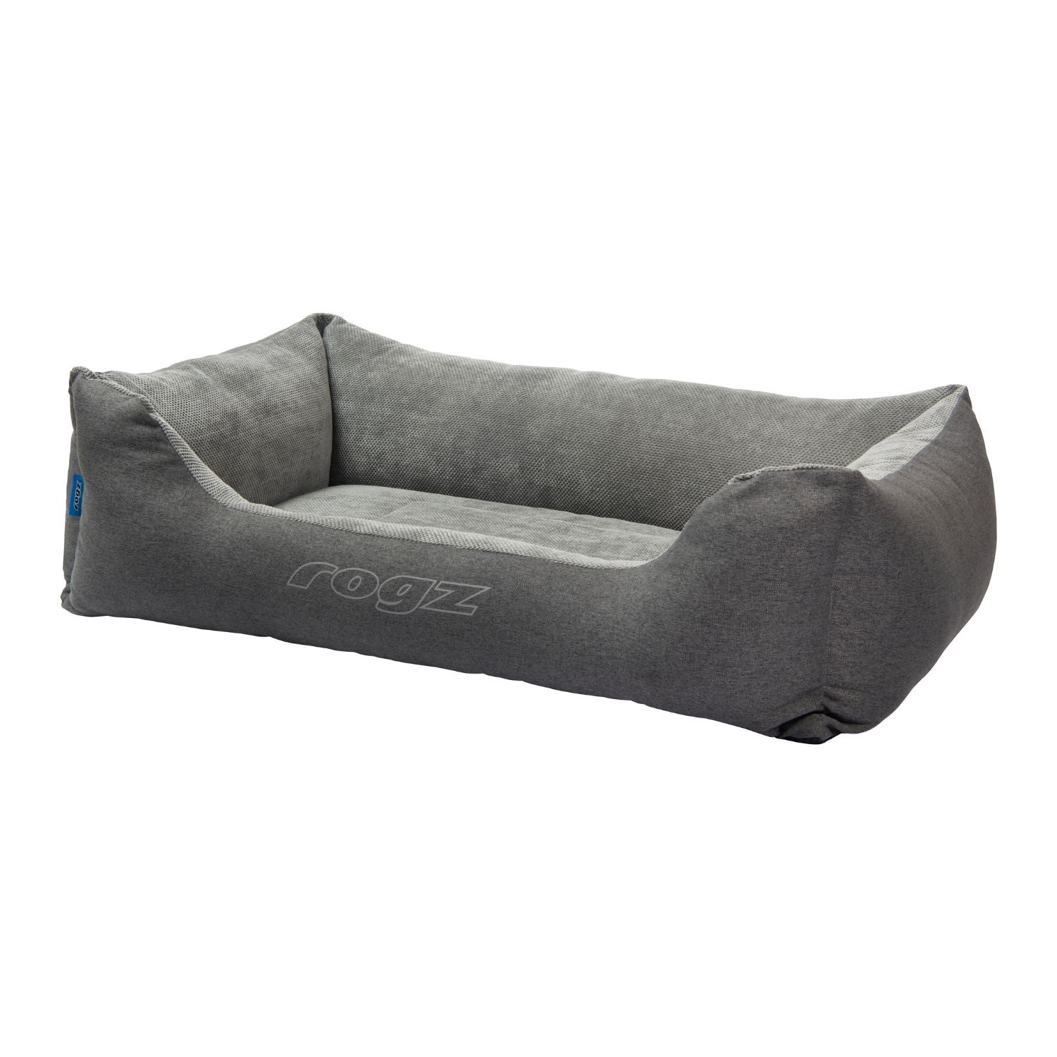 Cama Para Perro Rogz Durban 101x64x33cm Denim Gris Talla Xl (39-64kg)_0