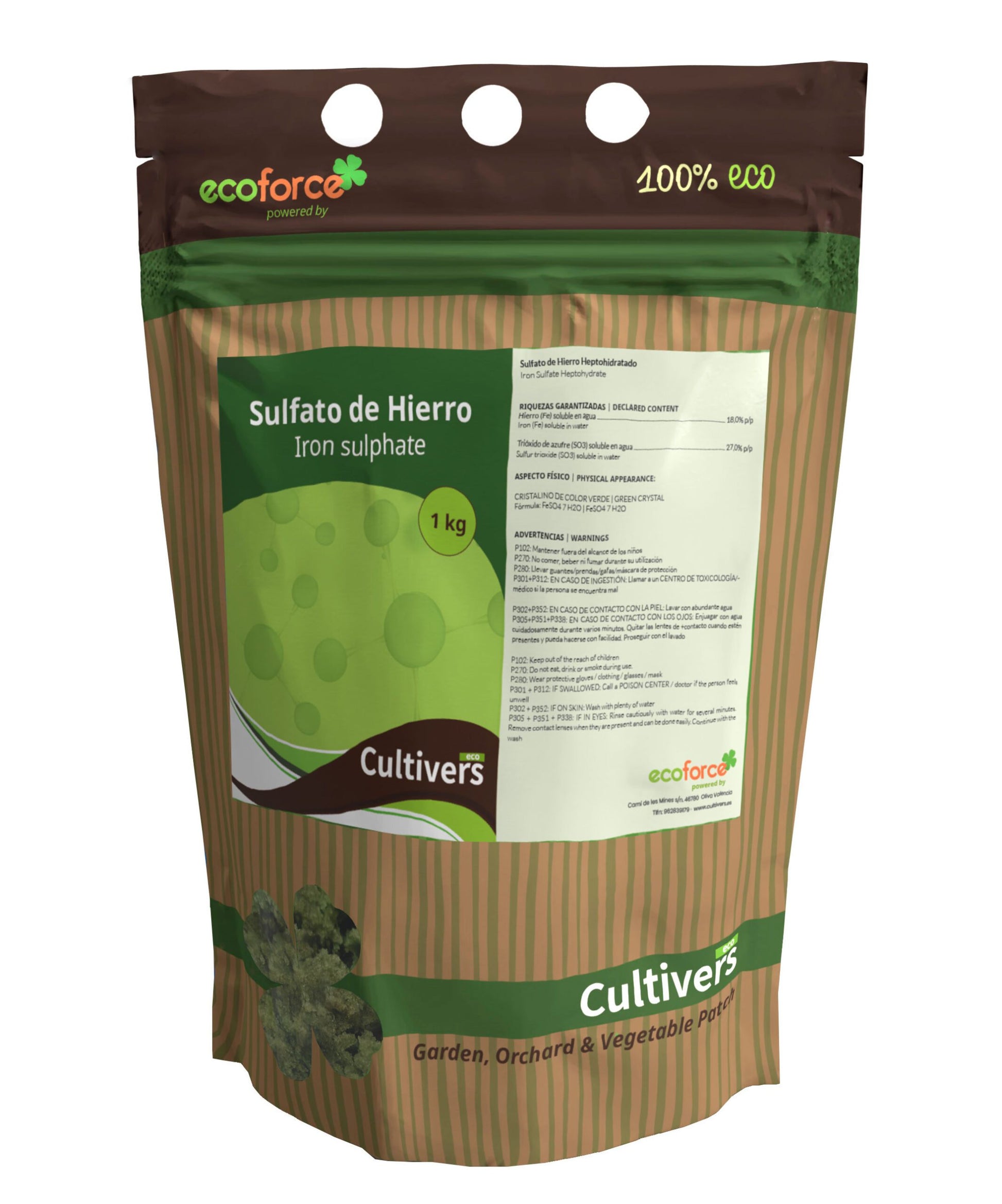 Sulfato De Hierro Cultivers