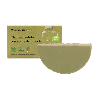 Champú Sólido O Rizado Con Aceite De Brócoli (cabello Teñido Y Rizado)_0