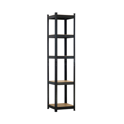 Estantería Modular Con 5 Baldas Ajustables 180x40x40cm 175kg 7house_0
