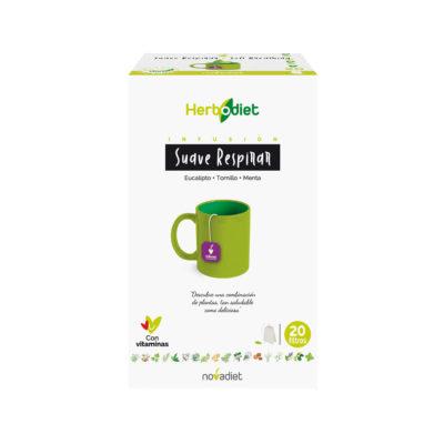 Herbodiet Respiração Suave Novadiet, 20 saquetas