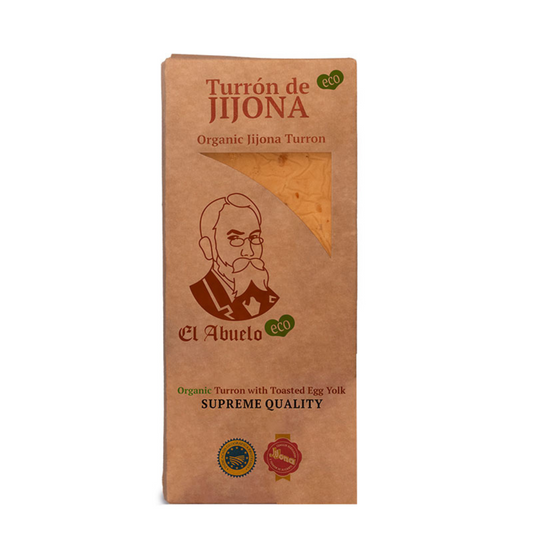 Nogado Jijona biológico com amêndoas, El Abuelo, 200 g