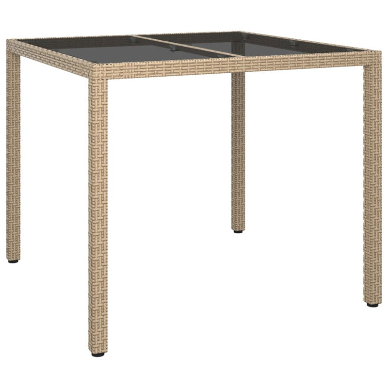 Vidaxl Set Comedor De Jardín 3 Pzas Con Cojines Ratán Sintético Beige_5