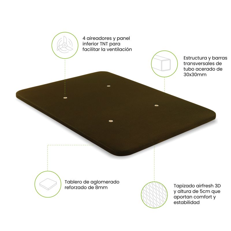Base Tapizada Air 3d 160x190_0