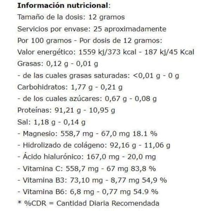 Colágeno Con Magnesio - 300g - Neutro - Colágeno - Quamtrax_2