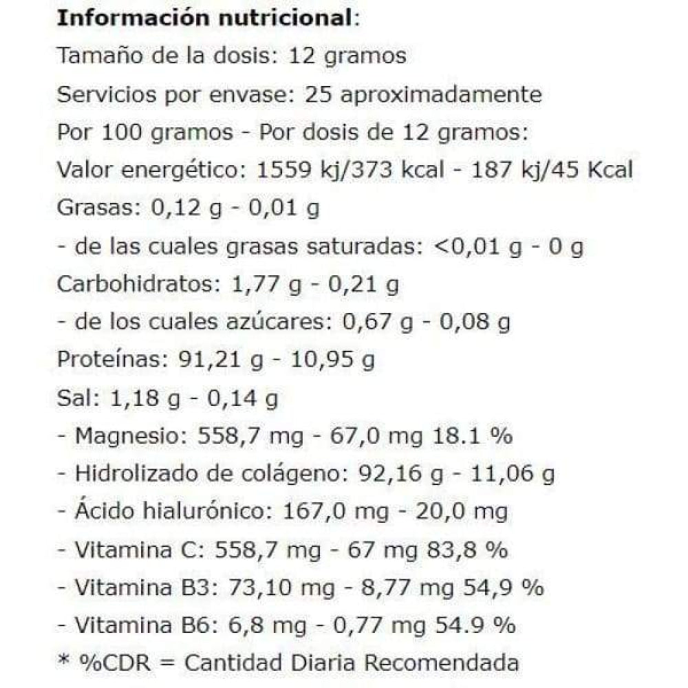 Colágeno Con Magnesio - 300g - Neutro - Colágeno - Quamtrax_1