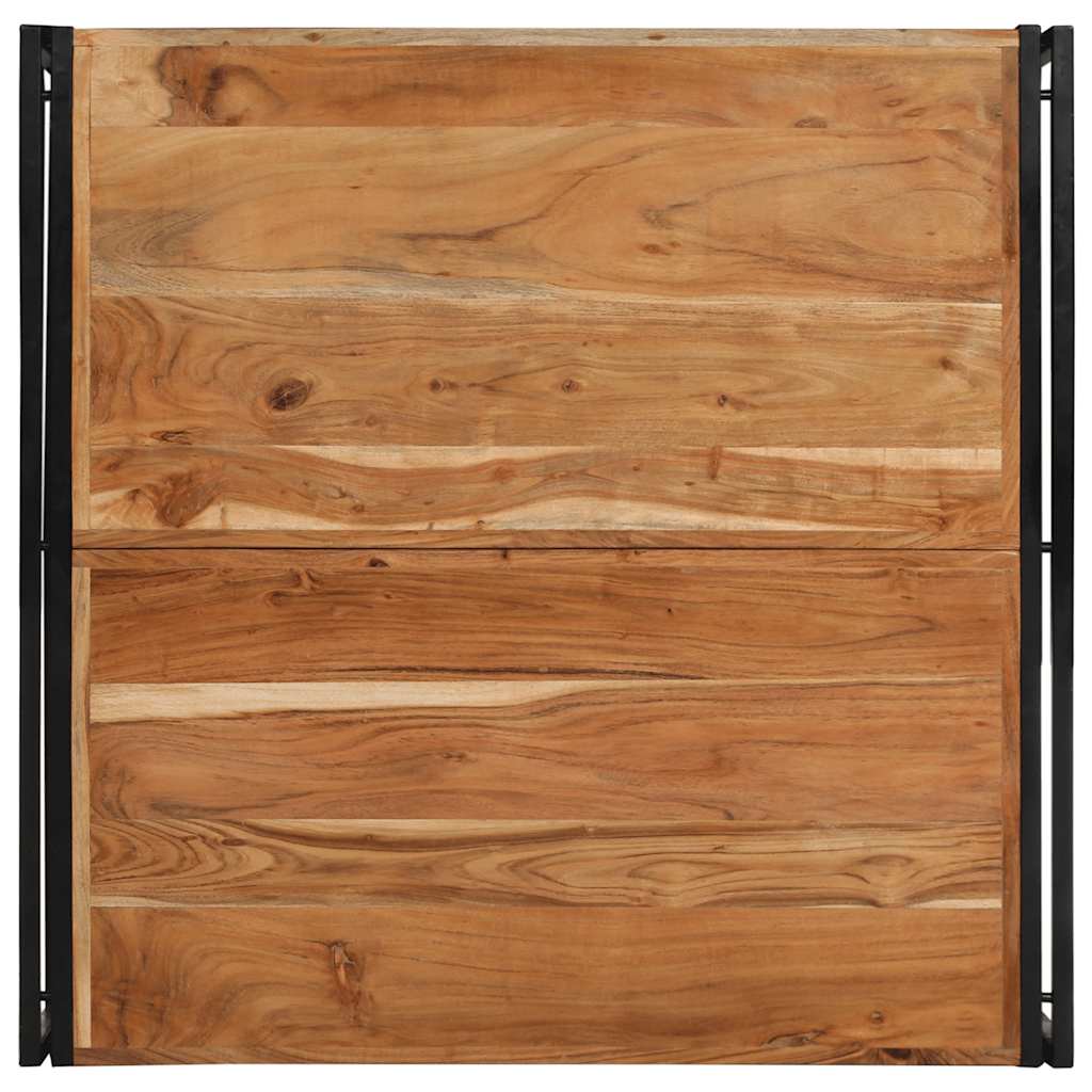 Mesa De Centro 100x100x35 Cm Madera Maciza Acacia_2
