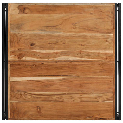 Mesa De Centro 100x100x35 Cm Madera Maciza Acacia_2