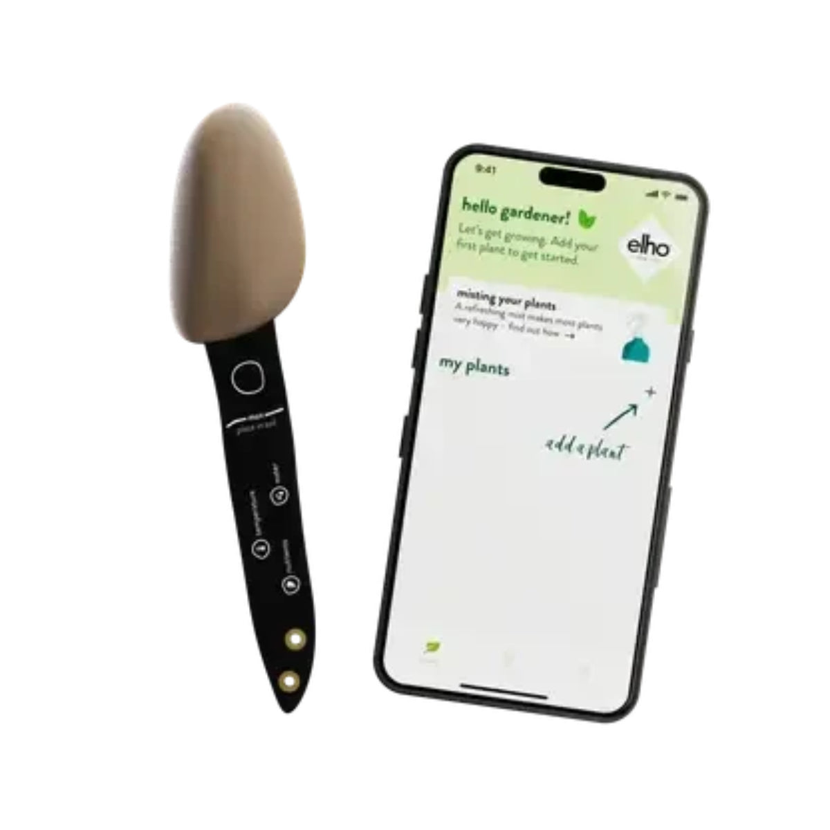 Assistente digital para o cuidado das plantas Elho Smart Pebble