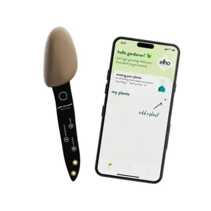 Assistente digital para o cuidado das plantas Elho Smart Pebble