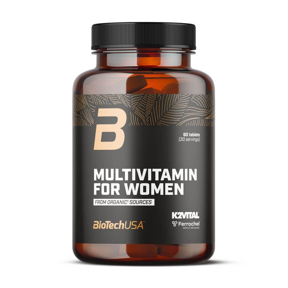 Multivitamin For Women (orgánico) - 60 Tabletas - Complejos Multivitaminicos - Biotech Usa_0