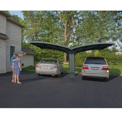 Carport Arizona Breeze garagem dupla em alumínio 578x495 cm Canopia da Palram