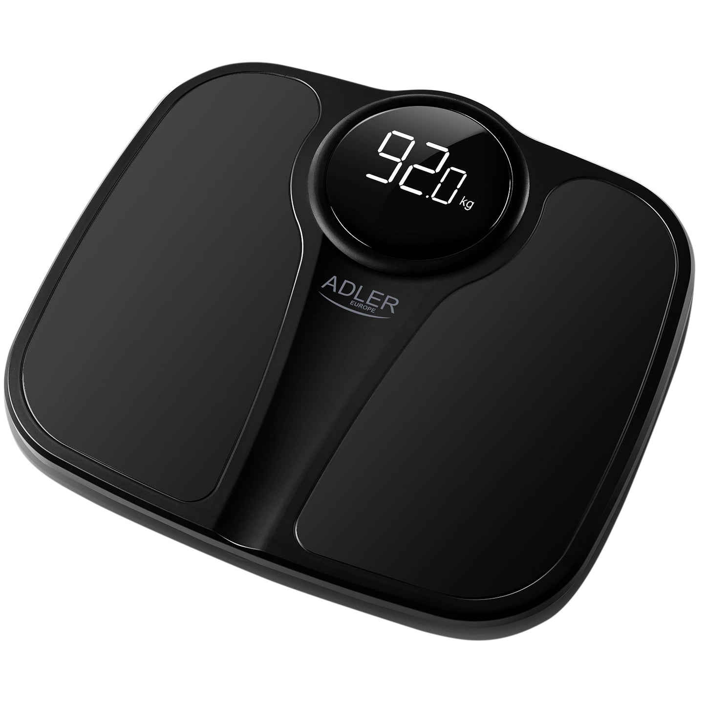 Báscula De Baño Digital, Alta Precisión 180kg, Pantalla Led Apagado Automático, Antideslizante, Briebe, Sc1124b, Negro_0