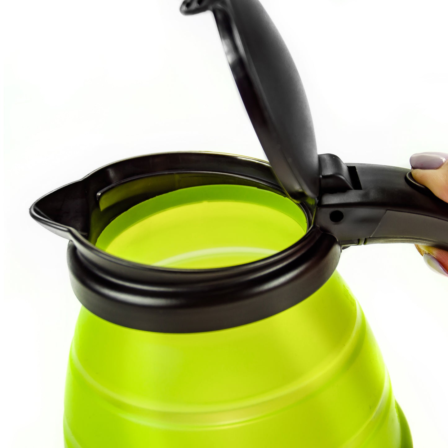 Hervidor Agua Eléctrico Plegable, 0,5l, Silicona Sin Bpa, Resistencia Oculta, Apagado Automático Camry Cr 1265, 750w_2