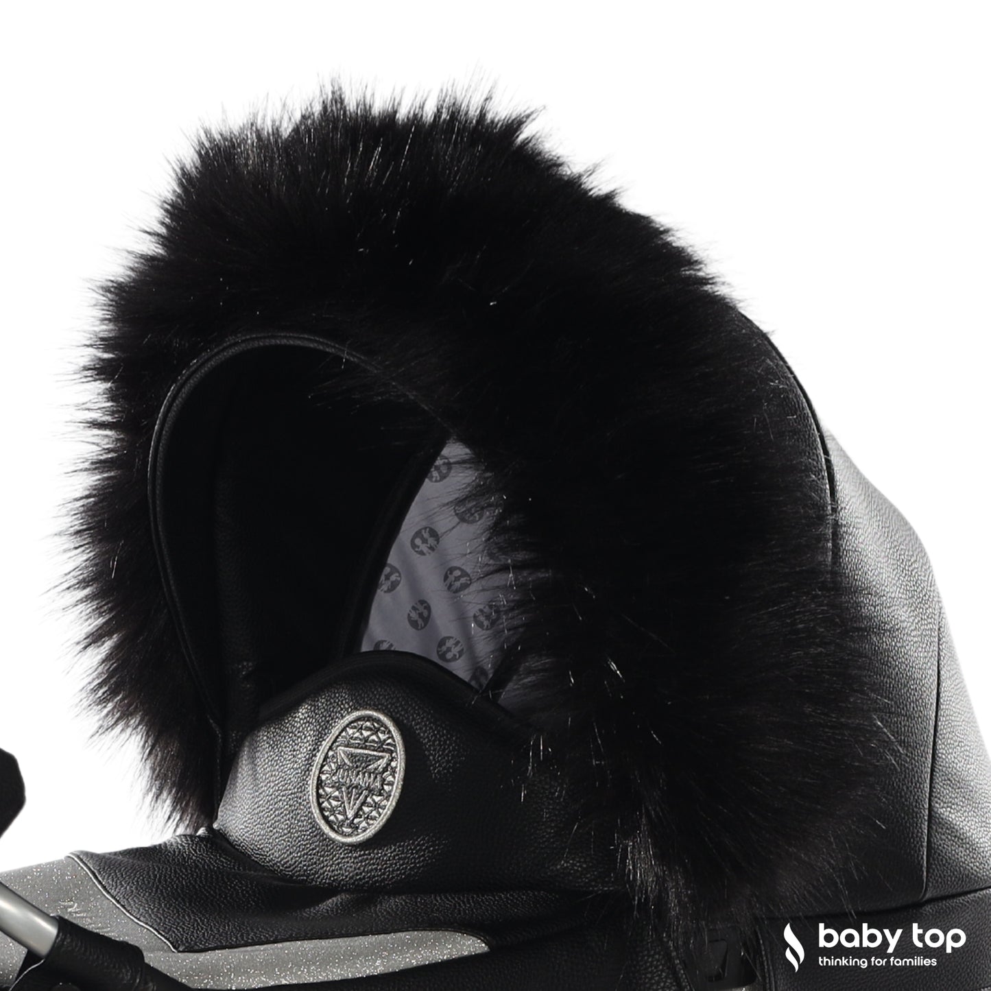 Pelo Decorativo Boa Para Carro De Muñecas Negro_0