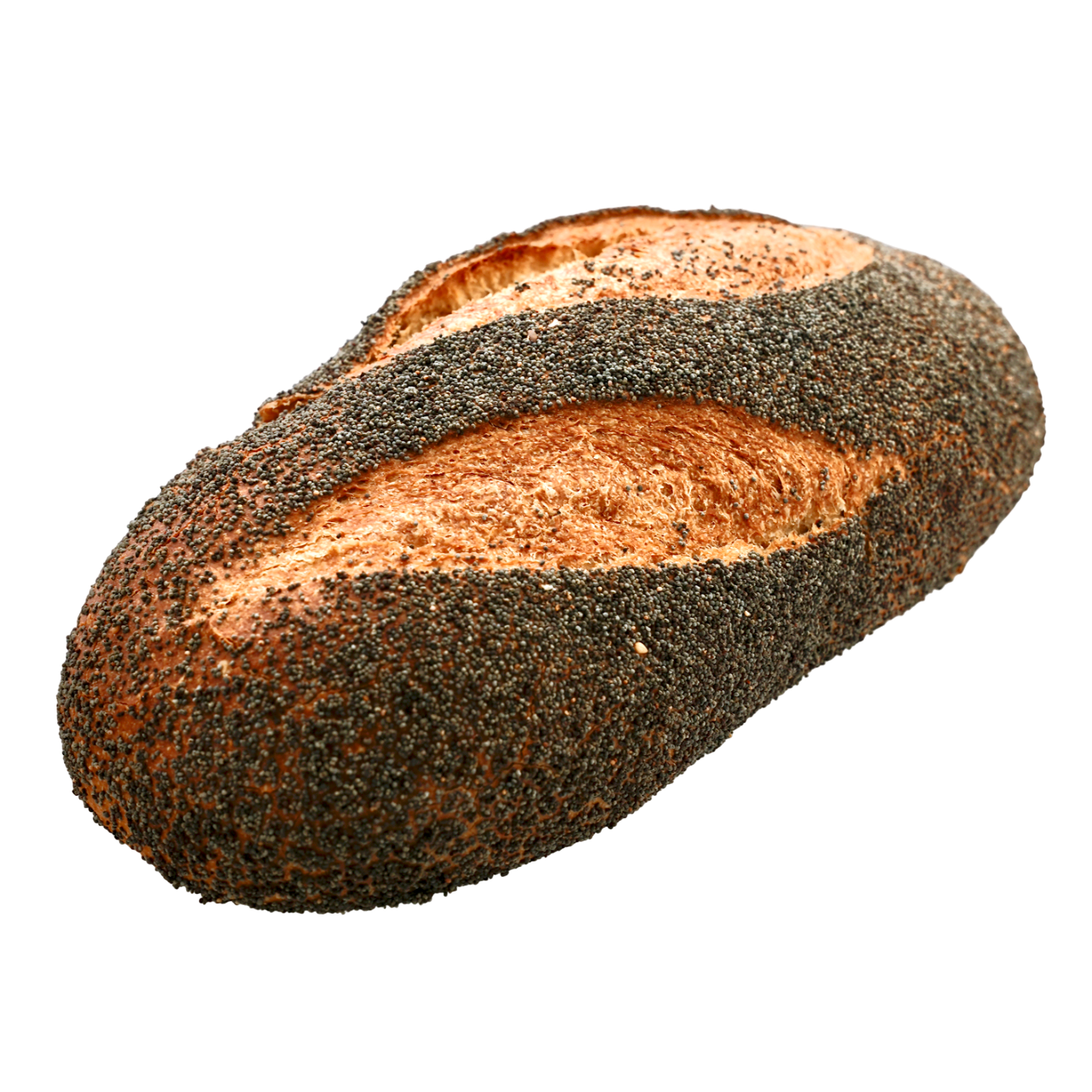 Pan oval ecológico integral con amapola 500 g_0