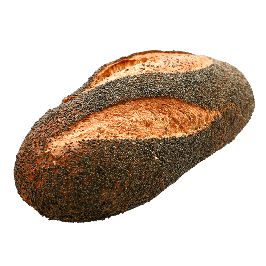 Pan oval ecológico integral con amapola 500 g_0