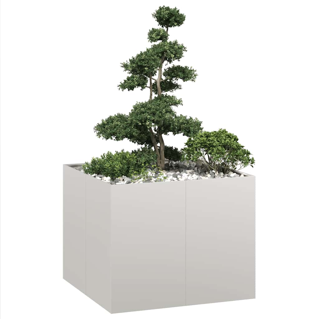 Jardinera 100x100x80 Cm Acero Inoxidable_1