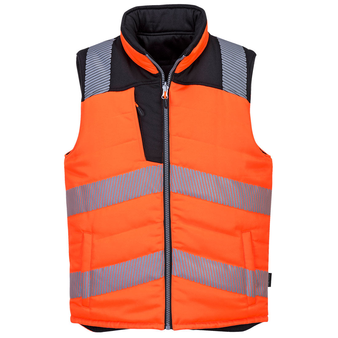 Chaleco De Calor Reversible Con Aislamiento Térmico / Xl / Naranja-negro_0