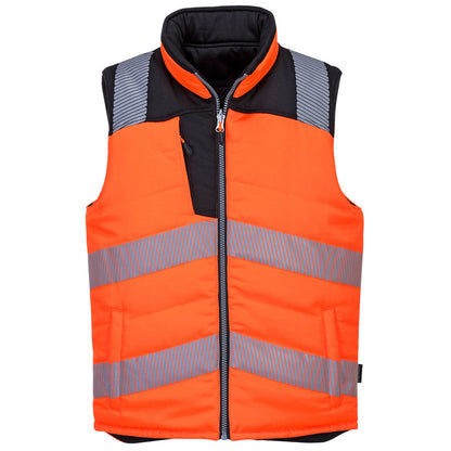 Chaleco De Calor Reversible Con Aislamiento Térmico / Xxxl / Naranja-negro_0