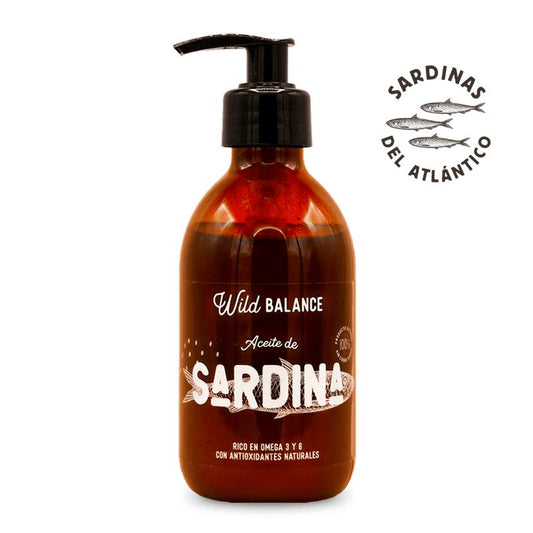 Óleo de sardinha natural Wild Balance 250 ml