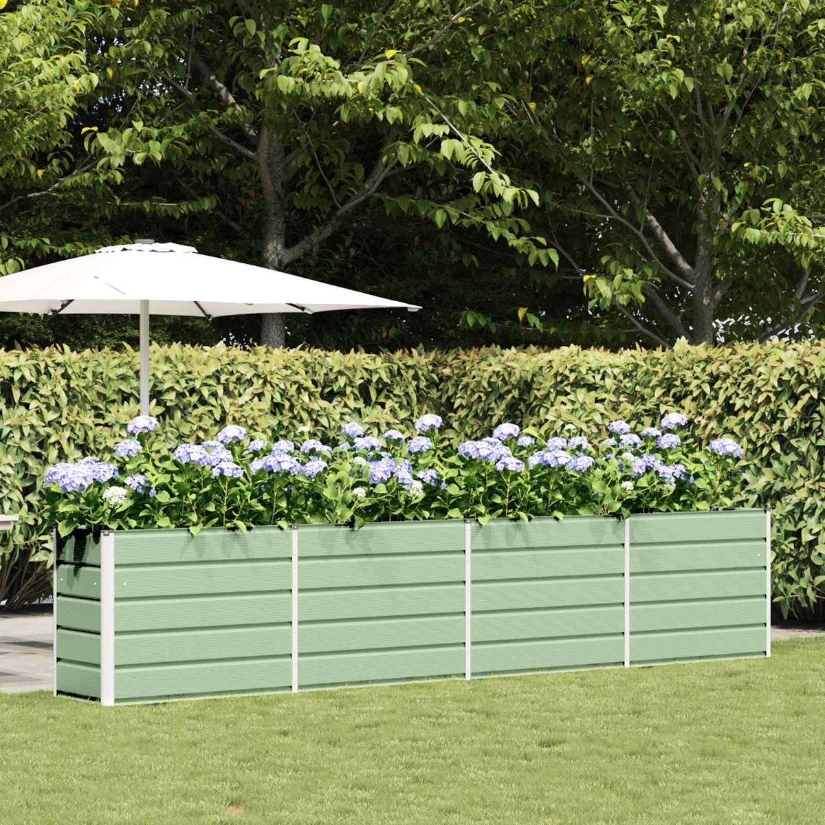 Jardinera Verde Pastel 385 X 50 X 77 Cm Acero Galvanizado_1