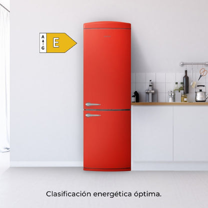 Cecotec Frigorífico Retro Bolero Coolmarket Combi Origin 294 Red E_1