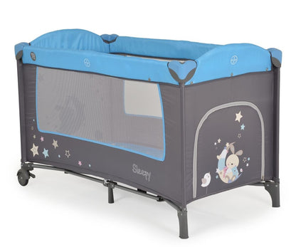Cuna De Viaje Con Cambiador Sleepy Blue_3