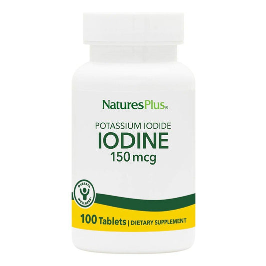 Kelp Islandês Iodo Natural 150 mcg 100 comprimidos Nature's Plus