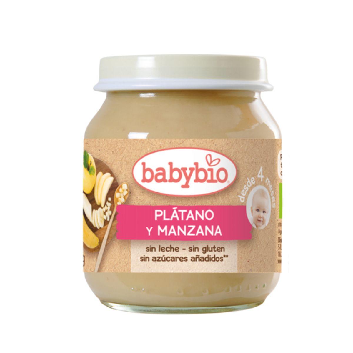 Babybio Banana e Maçã Pote 130g