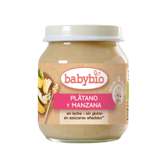 Babybio Banana e Maçã Pote 130g