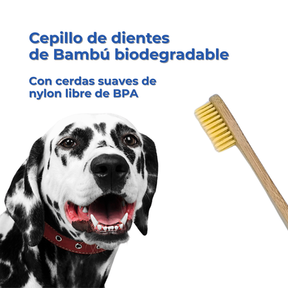 Cepillo de Dientes de Bambú para Perros y Gatos_1