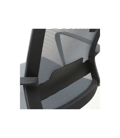 Silla Despacho Giratoria Elevable Acabado Gris, 60 Cm(ancho) 112-122 Cm(altura) 62cm(fondo)_3