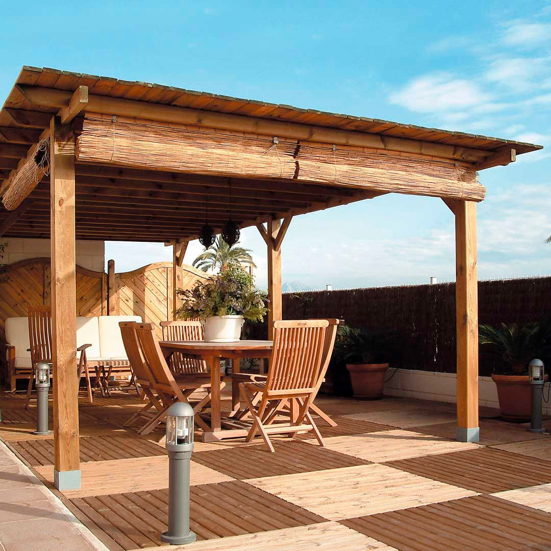 Kit Pérgola 12x12: Tu Espacio De Relax Al Aire Libre 176 M / Multicolor_0