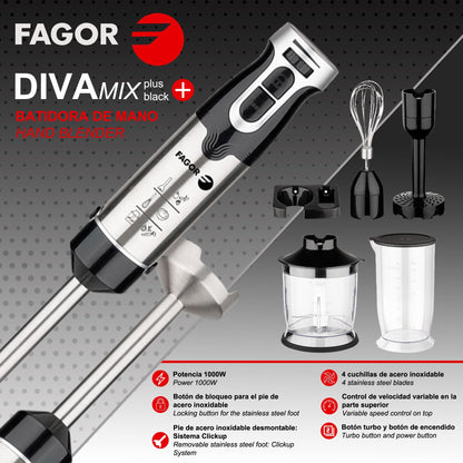 Batidora De Mano Fagor Divamix Plus Black_1