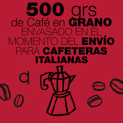 Cafe Sin Intermediarios Café Colombia Besos En Grano Para Italiana (moka) 500 G_1