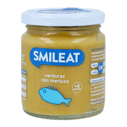 Smileat Pote de Legumes Biológicos com Pescada +6 meses 230g