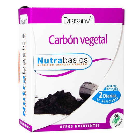 Nutrabasicos Drasanvi Carvão, 60 cápsulas