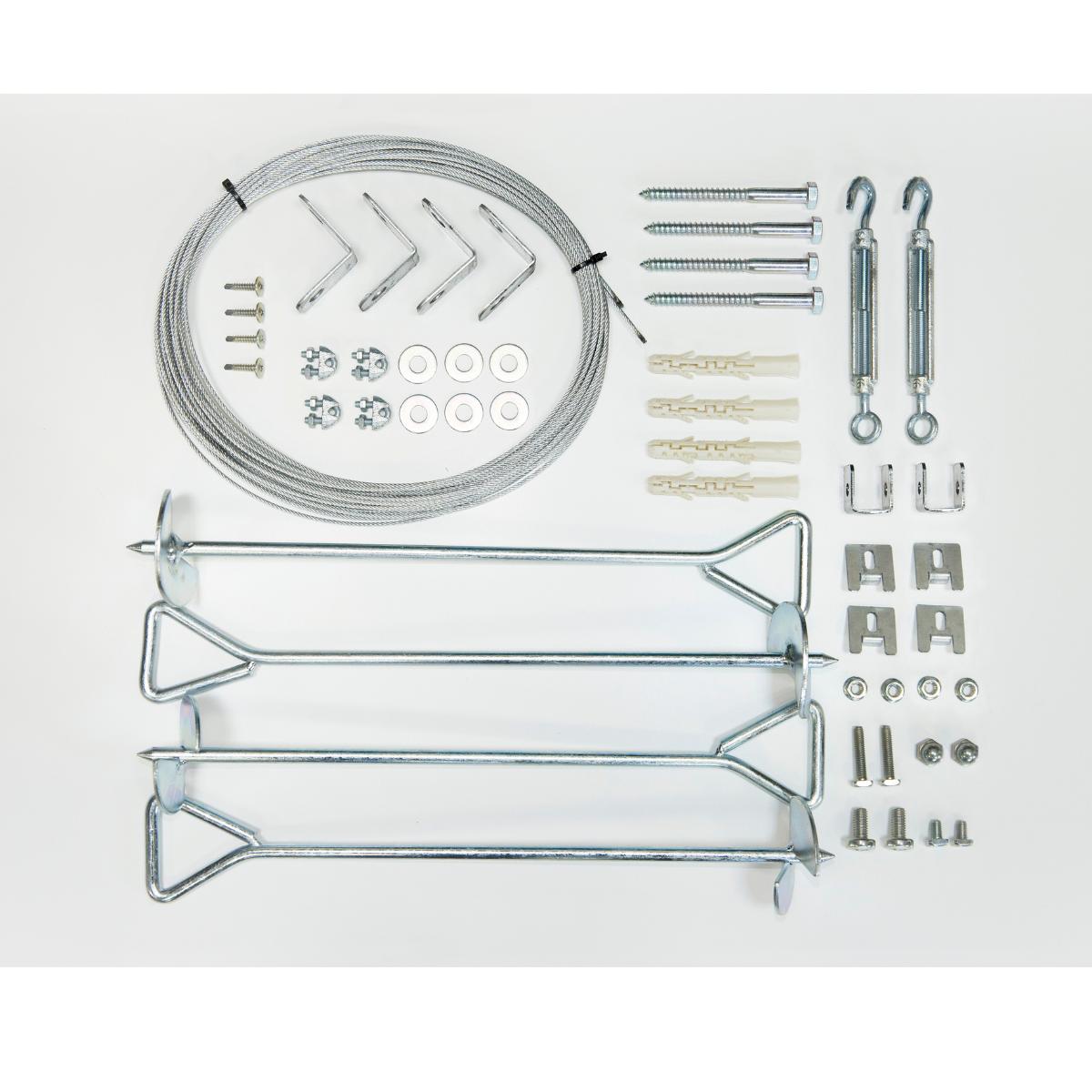 Kit de ancoragem para estufa